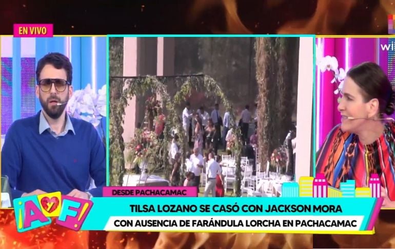 Rodrigo González sobre boda de Tilsa Lozano: “Parece un almuerzo campestre”